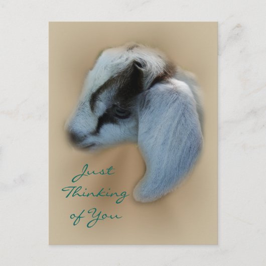 Kind Geit Briefkaart- aanpassen Briefkaart (Voorkant)