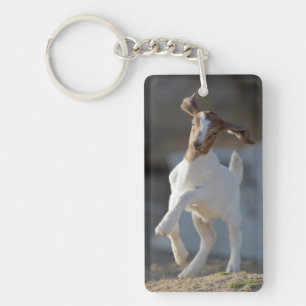 Kind Geitenspelen Sleutelhanger