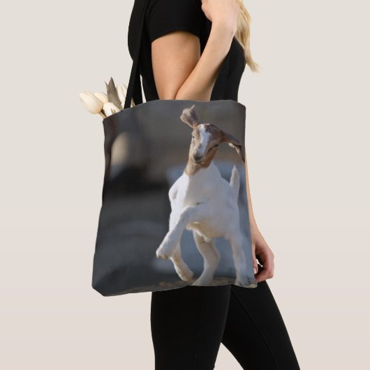 Kind Geitenspelen Tote Bag (Dichtbij)
