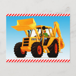 Kind Gele bouwgraaf Briefkaart