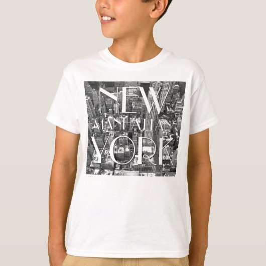 Kind - Gepersonaliseerde New York T-shirts NYC Sou (Voorkant)