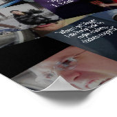 Kind Geschiedenis collage Poster (Hoek)