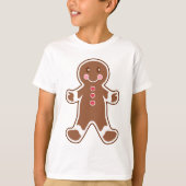 Kind Gingerbread Boy T-Shirt (Voorkant)