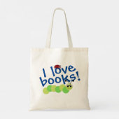 Kind Giraffe Love Books Personalized Book Tas (Achterkant)