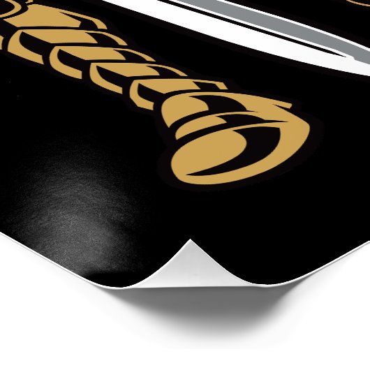 Kind Gods - Man Gods - Strijder Gods Perfect Poster (Hoek)