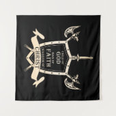 Kind Gods - Man Gods - Strijder Gods Wandkleed (Voorkant (horizontaal))