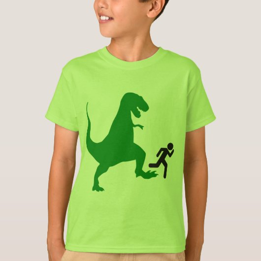 Kind Green Dinosaur T-shirt (Voorkant)