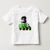 Kind Green Tractor 3rd Birthday Kinder Shirts (Voorkant)