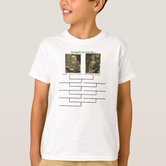 Kind Grootte T-shirt (Voorkant)
