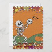 Kind Halloween Fancy Kleding Contest Uitnodiging (Achterkant)