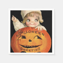  kind Halloween feest Servet