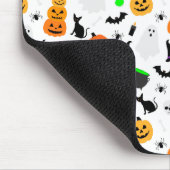 Kind Halloween Ghost Pumpkin Black Cat Personalise Muismat (Hoek)
