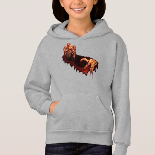Kind Halloween Hoodie Costume Zombie Sweatshirt (Voorkant)
