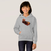 Kind Halloween Hoodie Costume Zombie Sweatshirt (Voorkant volledig)