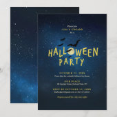 Kind Halloween Party Kaart (Voorkant / Achterkant)