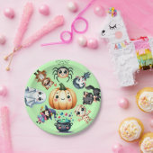 Kind Halloween Party Papieren Bordje (Feest)