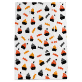 Kind Halloween Party Snoep Cupcakes Medium Cadeauzakje (Achterkant)