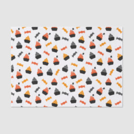 Kind Halloween Party Snoep Cupcakes Tissuepapier