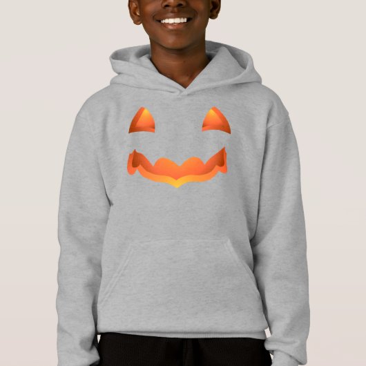 Kind Halloween Pumpkin Jack-o-lantern Sweatshirt (Voorkant)
