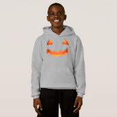 Kind Halloween Pumpkin Jack-o-lantern Sweatshirt (Voorkant volledig)