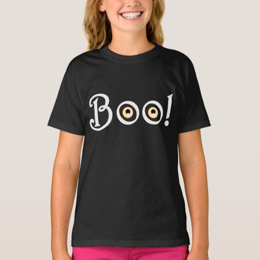 Kind Halloween Shirt Cute Boo Shirten & T-shirt (Voorkant)