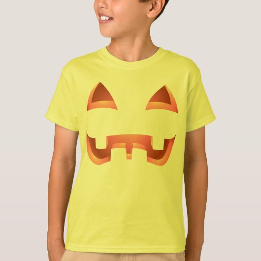 Kind Halloween Shirt Pumpkin Costume Kinderen Jers (Voorkant)