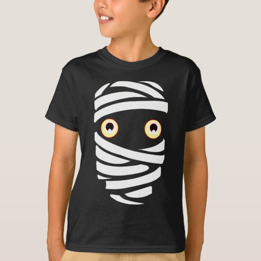 Kind Halloween T-Shirt Mummy Kind Tee Shirts (Voorkant)