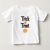 Kind Halloween Trick or treat T-Shirt Wit (Voorkant)
