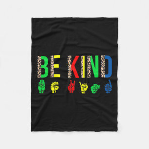 Kind Hand Gebarentaal Puzzel Autisme als Bewustzij Fleece Deken