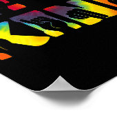 Kind Hand Gebarentaal Puzzel Autisme als Bewustzij Poster (Hoek)