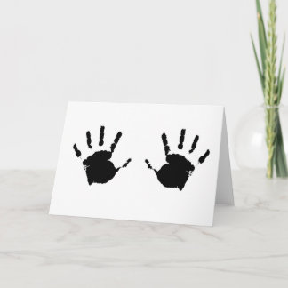 Kind Handprints Kaart