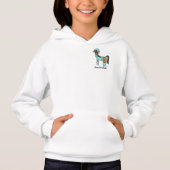 Kind Hanukkah Kayla Horse Hooded Sweatshirt (Voorkant)