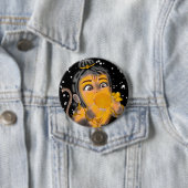 Kind Hanuman Knop Ronde Button 7,6 Cm (In situ)