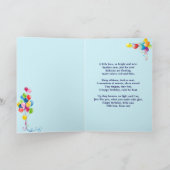 Kind Happy Birthday - Taart & Ballonnen Kaart (Binnen)