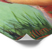  kind, Happy Smile, meisje met Baby bek Poster (Hoek)