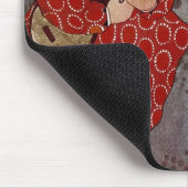  kind Harlequin, muzikant die Banjo speelt Muismat (Hoek)