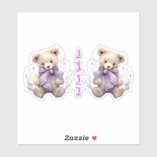 Kind Hart Gentle Beer Stickers - Schattige Beer On (Vel)