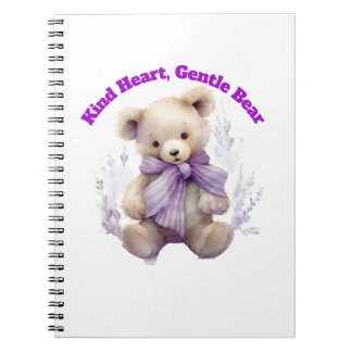 Kind Hart Zachte Beer Notitieboek - Mooie Beer Ont