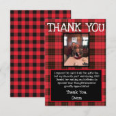 Kind - Hartelijk dank Bedankkaart (Voorkant / Achterkant)