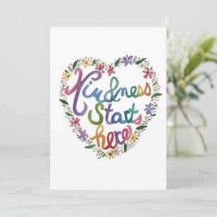Kind Heart Bedankkaart