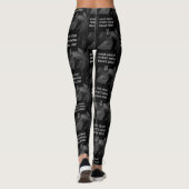 Kind Heart. Fierce Mind. Brave Spirit. Leggings. Leggings (Achterkant)