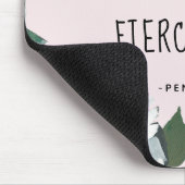 Kind Heart Fierce Mind Waterverf Floral Mousepad Muismat (Hoek)