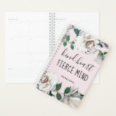 Kind Heart Fierce Mind Waterverf Floral Planner (Display)