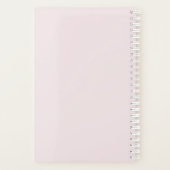 Kind Heart Fierce Mind Waterverf Floral Planner (Achterkant)