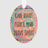 Kind Heart  Inspirerend Ornament (achterkant)