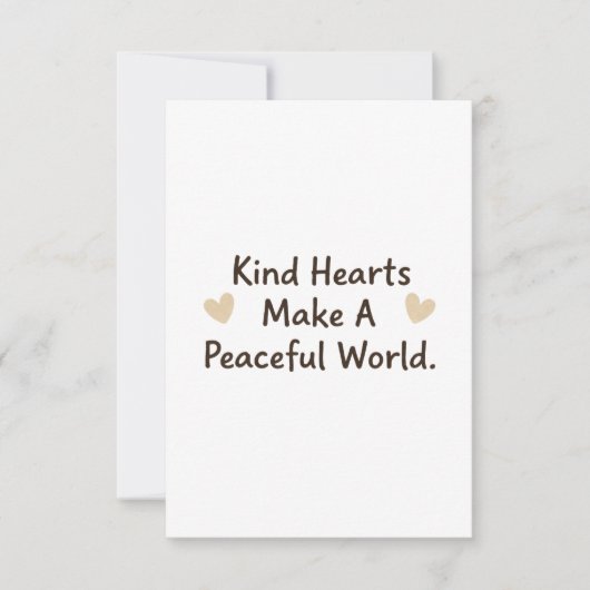 Kind Hearts Bedankkaart (Voorkant)
