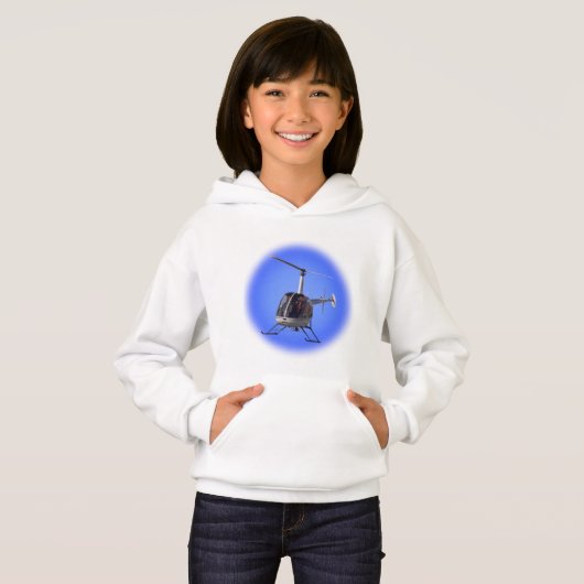 Kind Helikopter Sweatshirt Cool Chopper Shirt (Voorkant volledig)