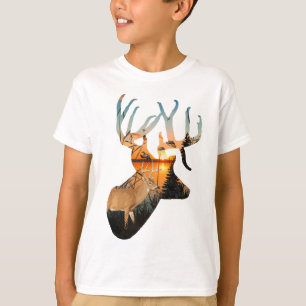Kind hertenjacht Shirt, Kind whitetail T-shirt