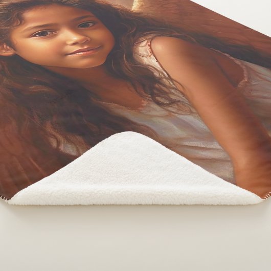 Kind hoek sherpa deken (3/4)