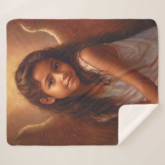 Kind hoek sherpa deken (Voorkant (horizontaal))